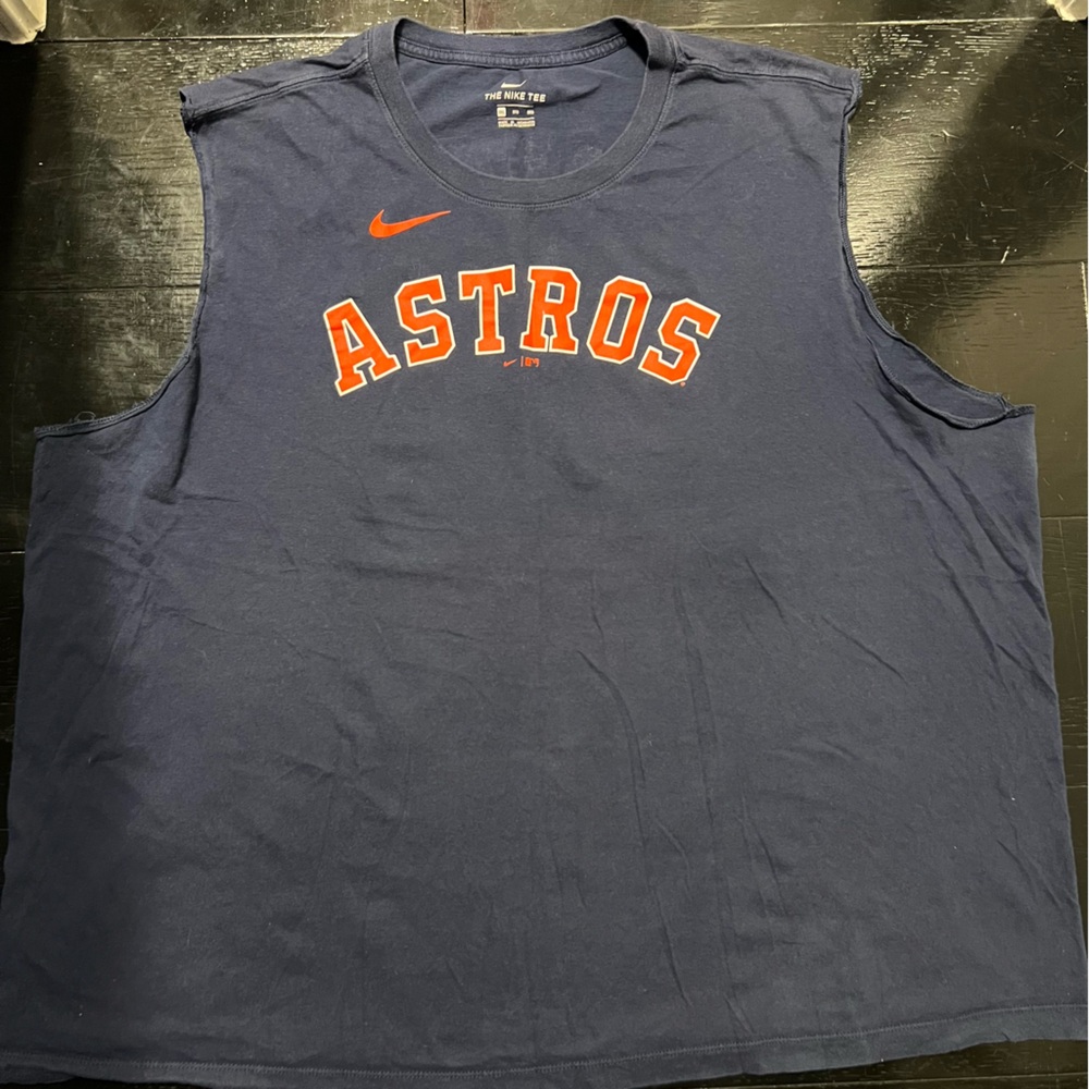Nike Houston Astros Michael Brantley #23 graphic tee in navy blue